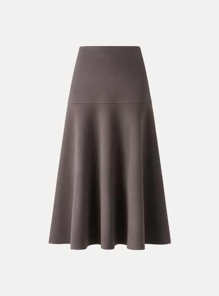 Mid-Rise Circle Midi Skirt
