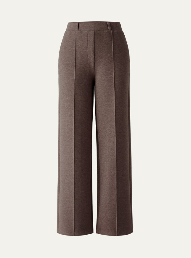 High Waisted Warm Straight Leg Pull On Pant