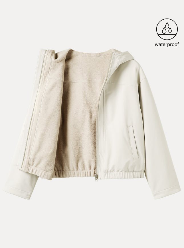 Water-Proof Fleece Reversable Hooded Jacket