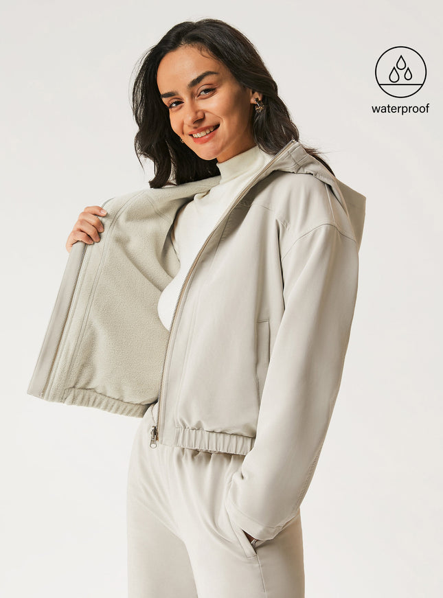 Water-Proof Fleece Reversable Hooded Jacket