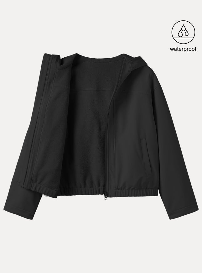 Water-Proof Fleece Reversable Hooded Jacket