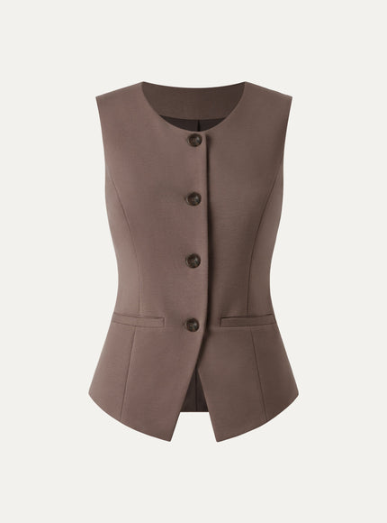 Office Staple Waistcoat with Pockets