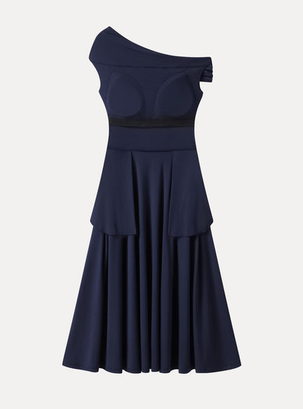 Multi-Wear Midi Built-In Bra Dress with Pockets