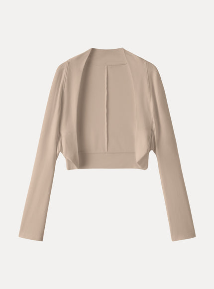 Bamboo Blend Breathable Summer Cropped Shrug Cardigan