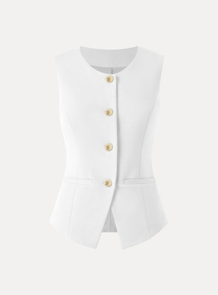 Office Staple Waistcoat with Pockets