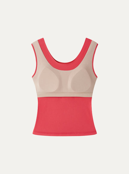 CoolTouch U-Neck Built-In Bra Tank