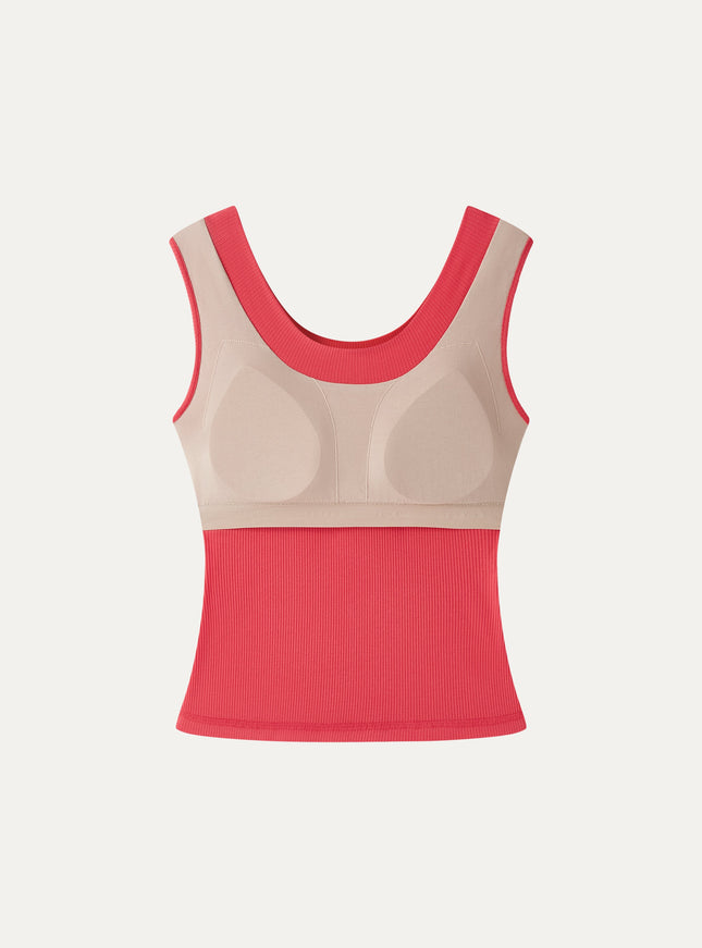 CoolTouch U-Neck Built-In Bra Tank